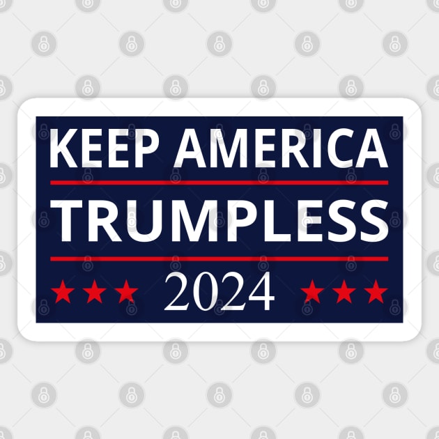 Keep America Trumpless VII Sticker by lemonpepper